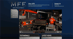 Desktop Screenshot of metalforelectronics.com